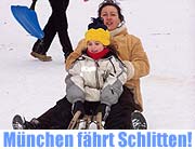 Rodeln und Schlitten fahren in und rund um München, Ausflugstipps (Foto: Marikak-Laila Maisel)